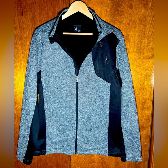 Men’s Size L Spider Full Zip Jacket - Like New - Picture 2 of 11